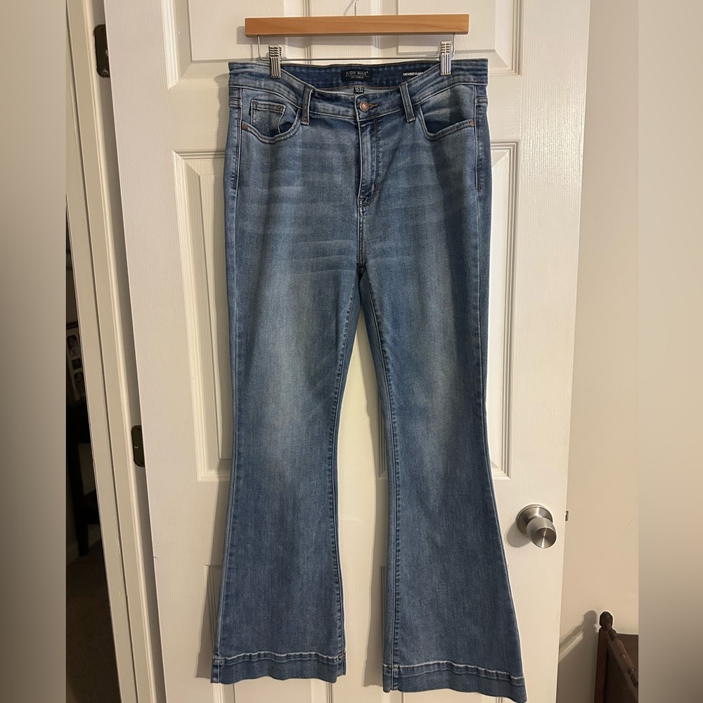 Judy Blue Classic Denim Flare Trouser Jeans